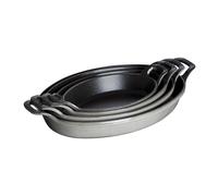 STAUB Fuente de horno Staub oval de hierro fundido 21 cm Gris grafito