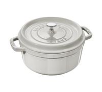 Staub la cocotte cast iron pot round 3.8 ltr, truffle