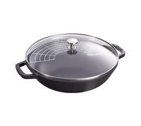 Staub sartén wok pequeño 30 cm, 4,4L, negro