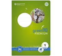 Staufen Cuaderno Green 040780001, línea 1, DIN A5, 16 hojas, 90 g/m², 5/5/5 mm, 1 unidad.