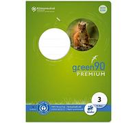 Staufen Cuaderno verde 040780003, línea 3, DIN A5, 16 hojas, 90 g/m², 14 líneas dobles, 1 pieza