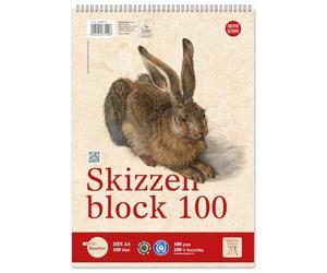 Staufen Dürer zestaw szkicowników, 2 sztuki, DIN A4, 100 arkuszy każdy - 100 g/m², idealny jako podkładka do rysowania lub kolorowania