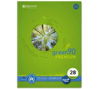 Staufen Green College Notepad DIN A4, Line Style 28 (Squared with Margin Lines),