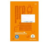 Staufen premio bloc de hojas de trabajo - regla tamaño 2, DIN A4, 50 hojas 90 g/m², rayado 4/4/4 mm, 1 bloc