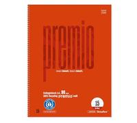 Staufen premio college pad - regla tamaño 15, DIN A4, 50 hojas 90 g/m², regla de partituras, 1 cuaderno de partituras