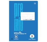 Staufen Premio Cuaderno - 5 Cuadernos de 32 Hojas cada uno, DIN A4, rayado 25 (rayado con margen), papel reciclado de 90 g/m², esquinas redondeadas para evitar que se doblen las esquinas