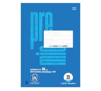 Staufen premio cuaderno escolar - 5 blocs de 50 hojas, tamaño 25, DIN A4, 90 g/m², rayado 9 mm