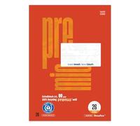 Staufen premio Cuaderno escolar - 5 cuadernos, 50 hojas cada uno, DIN A4, pautado 26 (5 mm cuadriculado con margen), 4 agujeros, papel reciclado 90 g/m