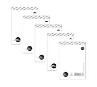 Staufen Style Bloc de notas - 5 blocs de 50 hojas cada uno, DIN A6, 70 g/m² en blanco, sin portada