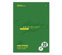 Staufen Style Bloc de notas - DIN A4, 100 hojas de papel de escribir, pautado 20, 70 g/m², en blanco, Staufenpost