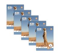 Staufen Style Bloc de notas espiral LIN 4-5 blocs de 40 hojas cada uno, DIN A5, 70 g/m², rayado (10 mm)