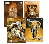 Staufen Style college pad LIN 22-5 blocs de 80 hojas cada uno con motivo, DIN A4, 70 g/m², cuadriculado (5mm), 4 agujeros