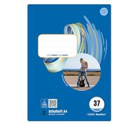 Staufen Style Cuaderno - 10 cuadernos, 16 hojas cada uno, DIN A4, regla tamaño 37 (9 mm rayada con borde perforado), papel de 80 g/m²