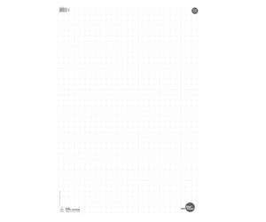 Staufen Ursus Style Blocs de papel de rotafolio, 5 unidades de 20 hojas cada una, 68 x 99 cm, 80 g/m² a cuadros