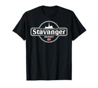 Stavanger Noruega Ciudad Viajes Paisaje Iconico Camiseta