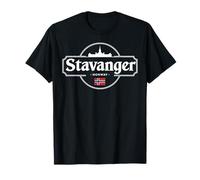 Stavanger Noruega Ciudad Viajes Paisaje Iconico Camiseta