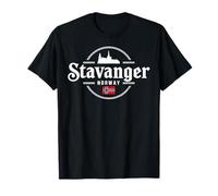 Stavanger Noruega Ciudad Viajes Paisaje Iconico Camiseta