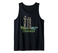 Stavanger Noruega - Recuerdo de Viaje de Ciudad histórica Camiseta sin Mangas