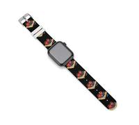 Stawberry Strawberries Sweet Food - Correa de reloj compatible con Apple Watch, correas de silicona de repuesto, 38mm/40mm, Silicona, Sin piedra preciosa