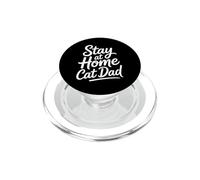 Stay At Home Cat Dad PopSockets PopGrip para MagSafe