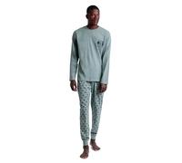 Stay AT Home Pijama Manga Larga Picture para Hombre