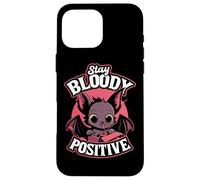 Stay Bloody Kawaii Bat for Halloween Party-goers Carcasa para iPhone 16 Pro MAX