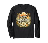 Stay Bright Stay Bold Stay Beautiful Vintage Retro Cita Manga Larga