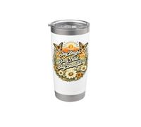 Stay Bright Stay Bold Stay Beautiful Vintage Retro Cita Vaso térmico de acero inoxidable de doble pared