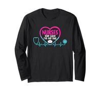 Stay Calm Ive Got This Nurse Life - Estetoscopio de enfermería RN LPN Manga Larga