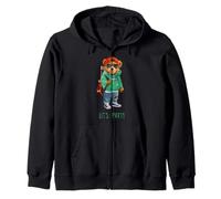 Stay Childish Let's Party, Funny Boys Girls Teddy Bear Style Sudadera con Capucha