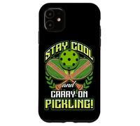 Stay Cool and Carry-On Pickling! Pickleball Carcasa para iPhone 11