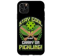 Stay Cool and Carry-On Pickling! Pickleball Carcasa para iPhone 11 Pro MAX