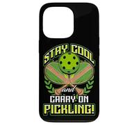 Stay Cool and Carry-On Pickling! Pickleball Carcasa para iPhone 13 Pro