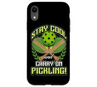 Stay Cool and Carry-On Pickling! Pickleball Carcasa para iPhone XR