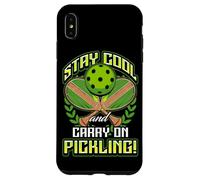 Stay Cool and Carry-On Pickling! Pickleball Carcasa para iPhone XS MAX