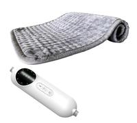 Stay Cozy and Comfortable, Manta eléctrica, almohadilla térmica for cuerpo pequeño, manta caliente for oficina, Great for Home, Office, or Car Use