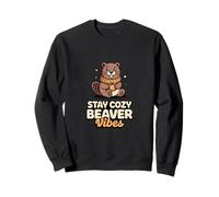 Stay Cozy Beaver Vibes - Peluche de Castor Sudadera