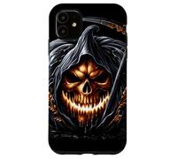 Stay Creepy Halloween Skull Graphic For Men Black Pumpkin Carcasa para iPhone 11