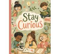 Stay Curious: Composition Notebook: Cute Watercolor School Notebook | Wide Ruled Pages for Kids, Boys & Girls Ages 8-12 | Study Journal for Writing, Notes and Classroom Use