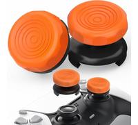 STAY GENT Joystick Thumbstick Grips para PS5 Joystick PS4 Joystick, Objetivo Asistir Silicona Tapa para PS5 Mando Ayuda con Control, Reducir Pulgarcito Fatiga para PS5 Controller Accesorios Naranja
