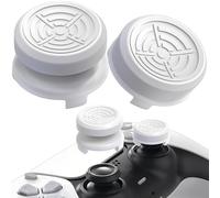 STAY GENT Joystick Thumbstick Grips para PS5 Joystick PS4 Joystick, Objetivo Asistir Silicona Tapa para PS5 Mando Ayuda con Control Reducir Pulgarcito Fatiga para PS5 Controller Accesorios Blanco 2Pcs