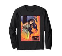 Stay Lit Funny Meme Hoguera Bruja Vintage Halloween Horror Manga Larga