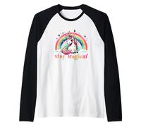 Stay Magical Unicorn Rainbow Dreams Camiseta Manga Raglan