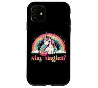 Stay Magical Unicorn Rainbow Dreams Carcasa para iPhone 11
