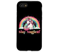 Stay Magical Unicorn Rainbow Dreams Carcasa para iPhone SE (2020) / 7/8