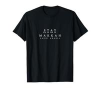 Stay Makkah - Mecca, Arabia Saudita Coordenadas Souvenir Camiseta