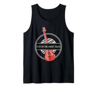 Stay On The Right Track - Guitarra Retro Camiseta sin Mangas
