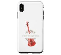Stay On The Right Track - Guitarra Retro Carcasa para iPhone XS MAX