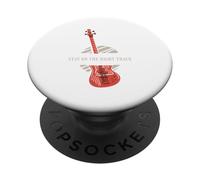 Stay On The Right Track - Guitarra Retro PopSockets PopGrip Adhesivo