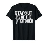Stay out of The Kitchen Funny Pickleball Saying Camiseta